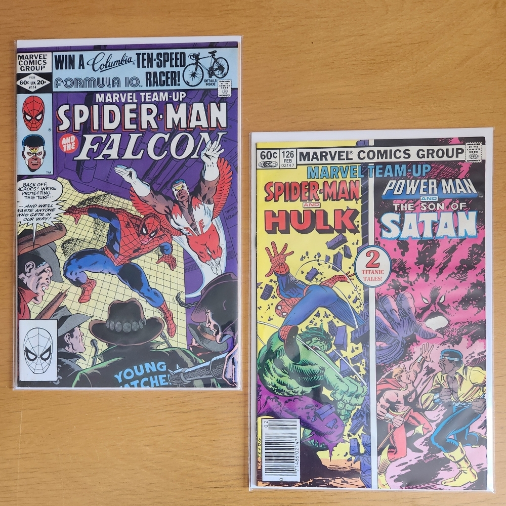 Marvel Team-Up #114, #126 - 1980s Marvel Comics (Lot of 2)